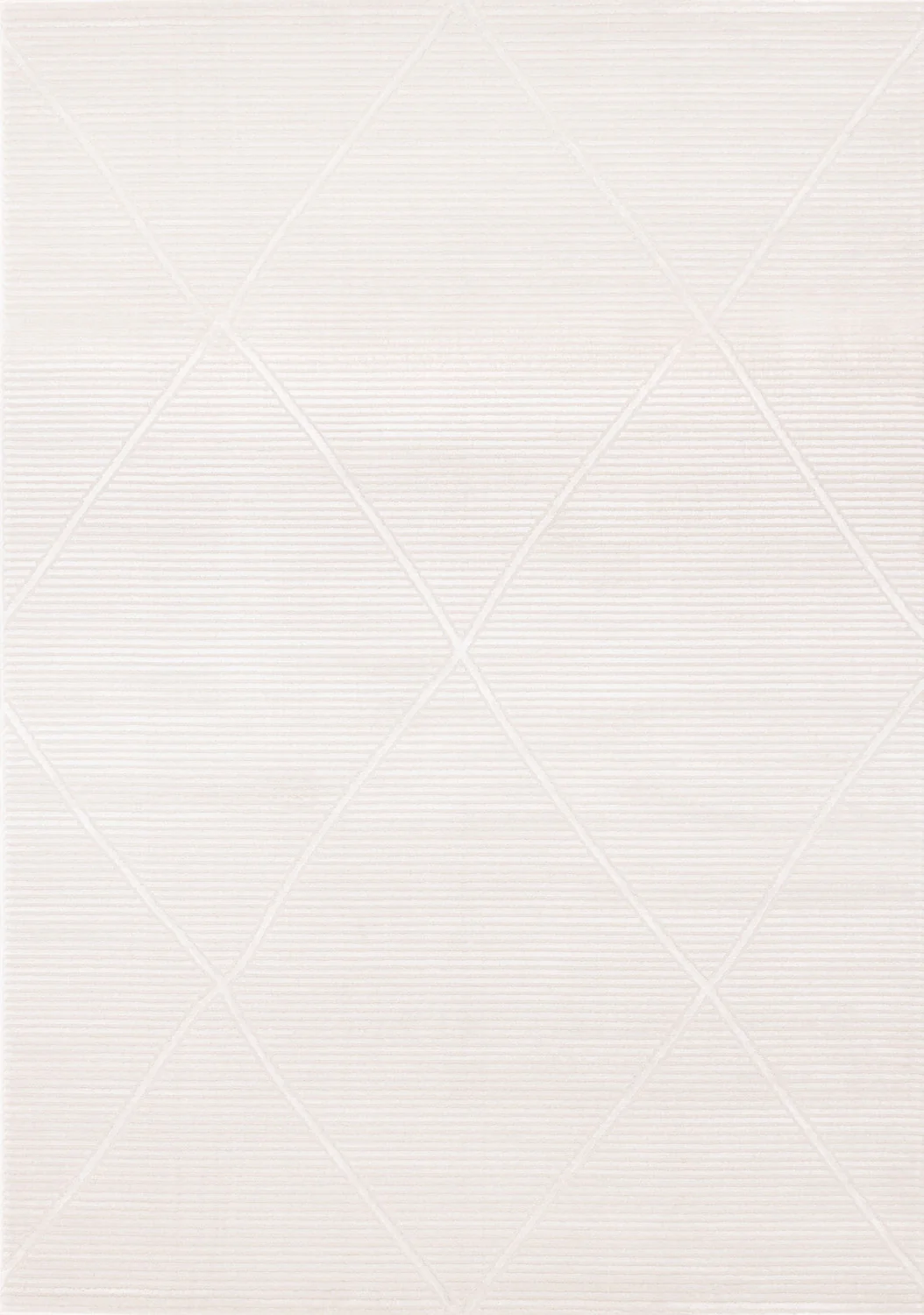 Logan Modern Lines Area Rug - 8' X 11' - Cream