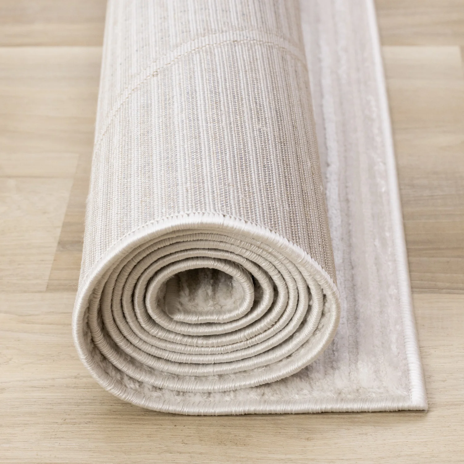 Logan Modern Lines Area Rug - 8' X 11' - Cream - Image 13