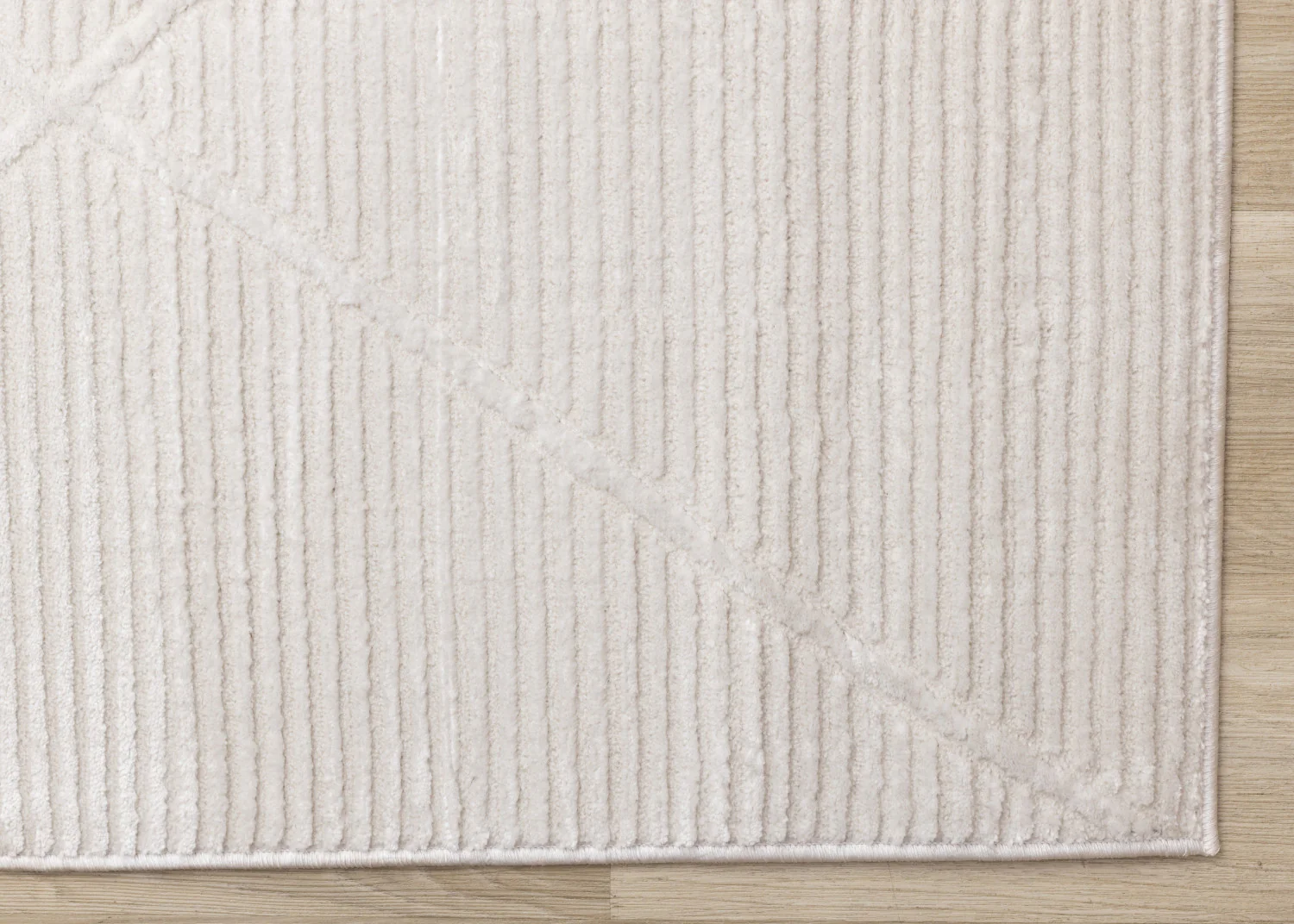 Logan Modern Lines Area Rug - 8' X 11' - Cream - Image 6