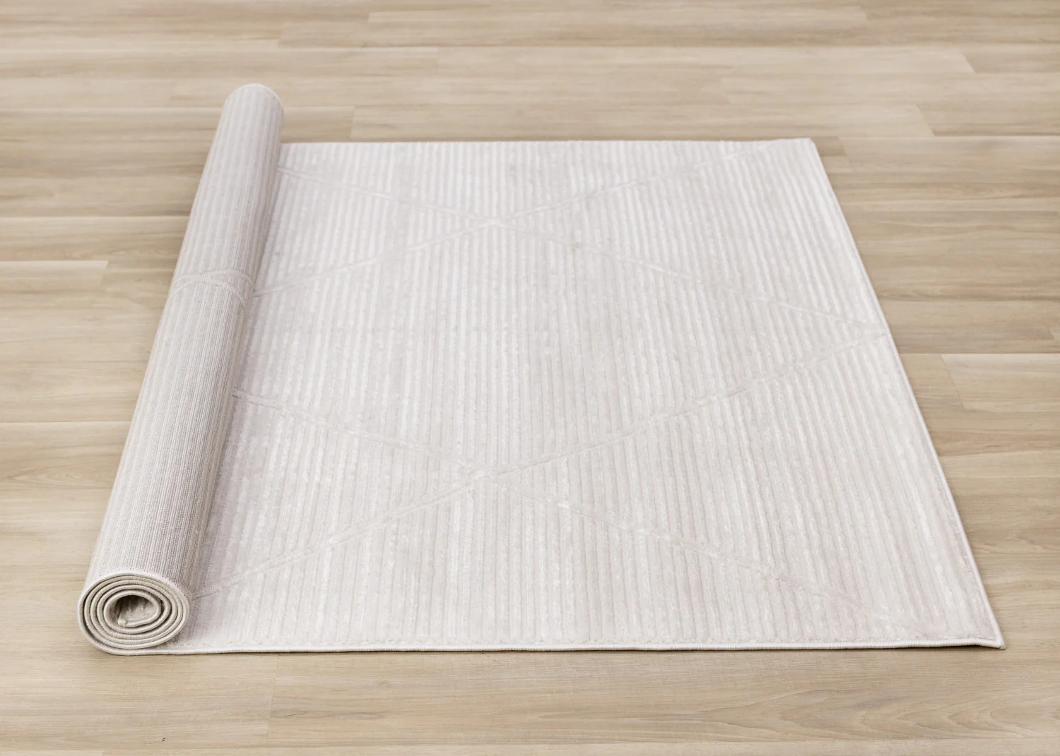 Logan Modern Lines Area Rug - 8' X 11' - Cream - Image 8