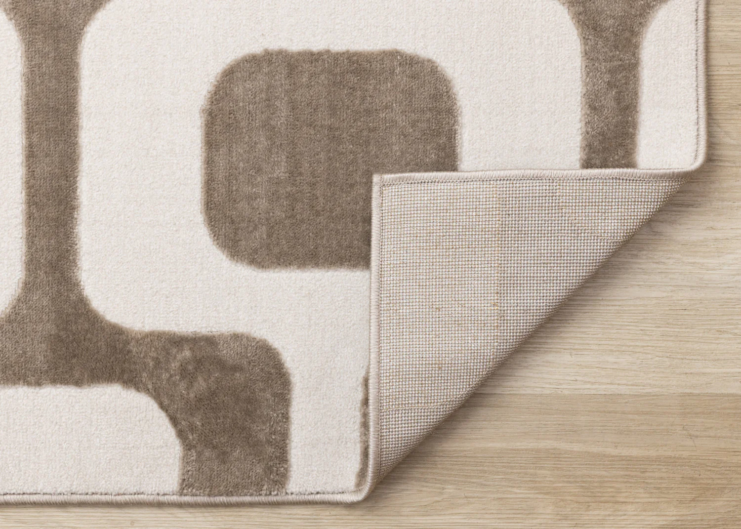 Logan Modern Vintage Area Rug - 7' X 10' - Brown/Cream - Image 7