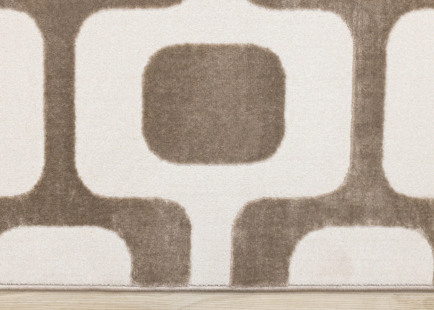 Logan Modern Vintage Area Rug - 7' X 10' - Brown/Cream - Image 9