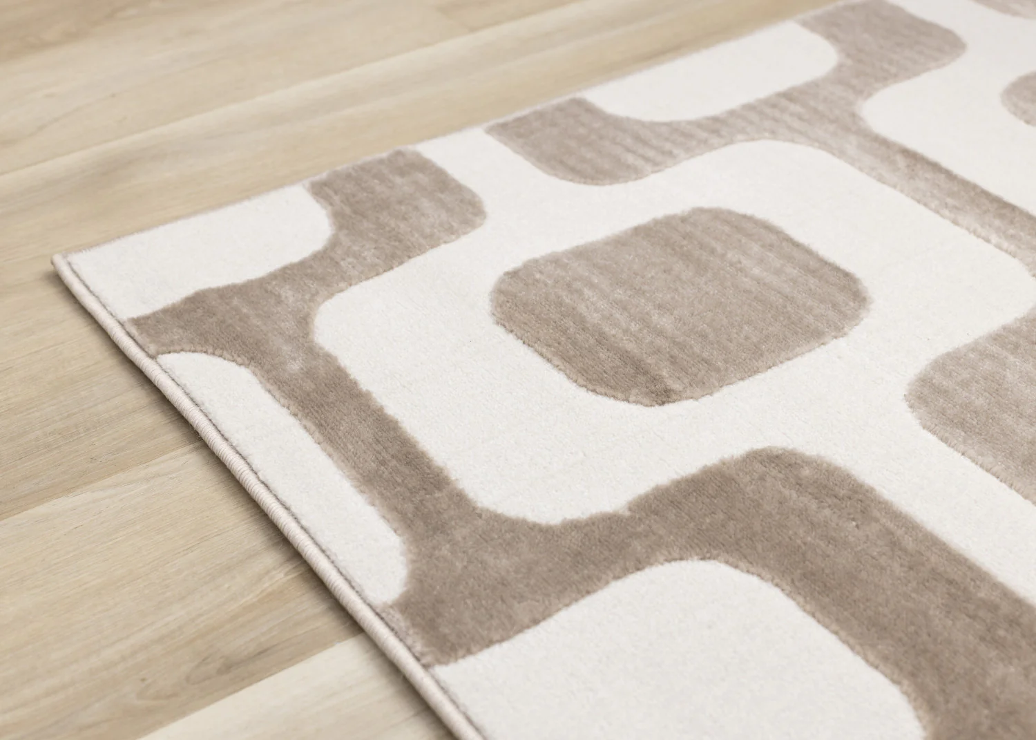 Logan Modern Vintage Area Rug - 8' X 11' - Brown/Cream - Image 12