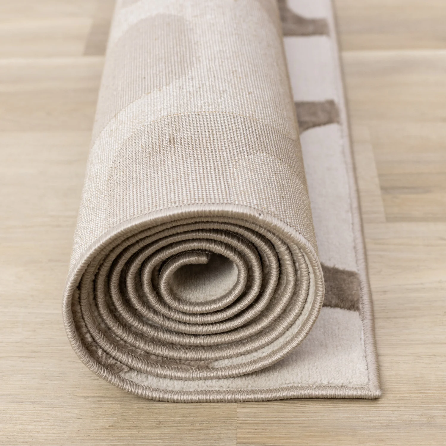 Logan Modern Vintage Area Rug - 8' X 11' - Brown/Cream - Image 13