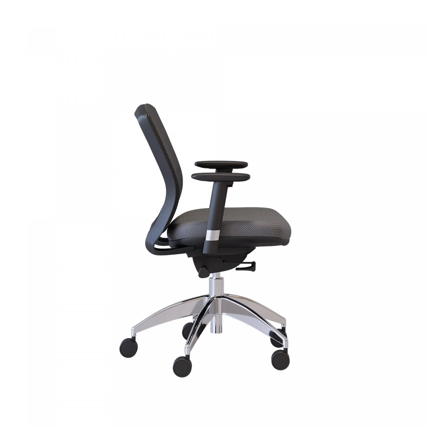 Logan Office Chair - Grey - Image 3