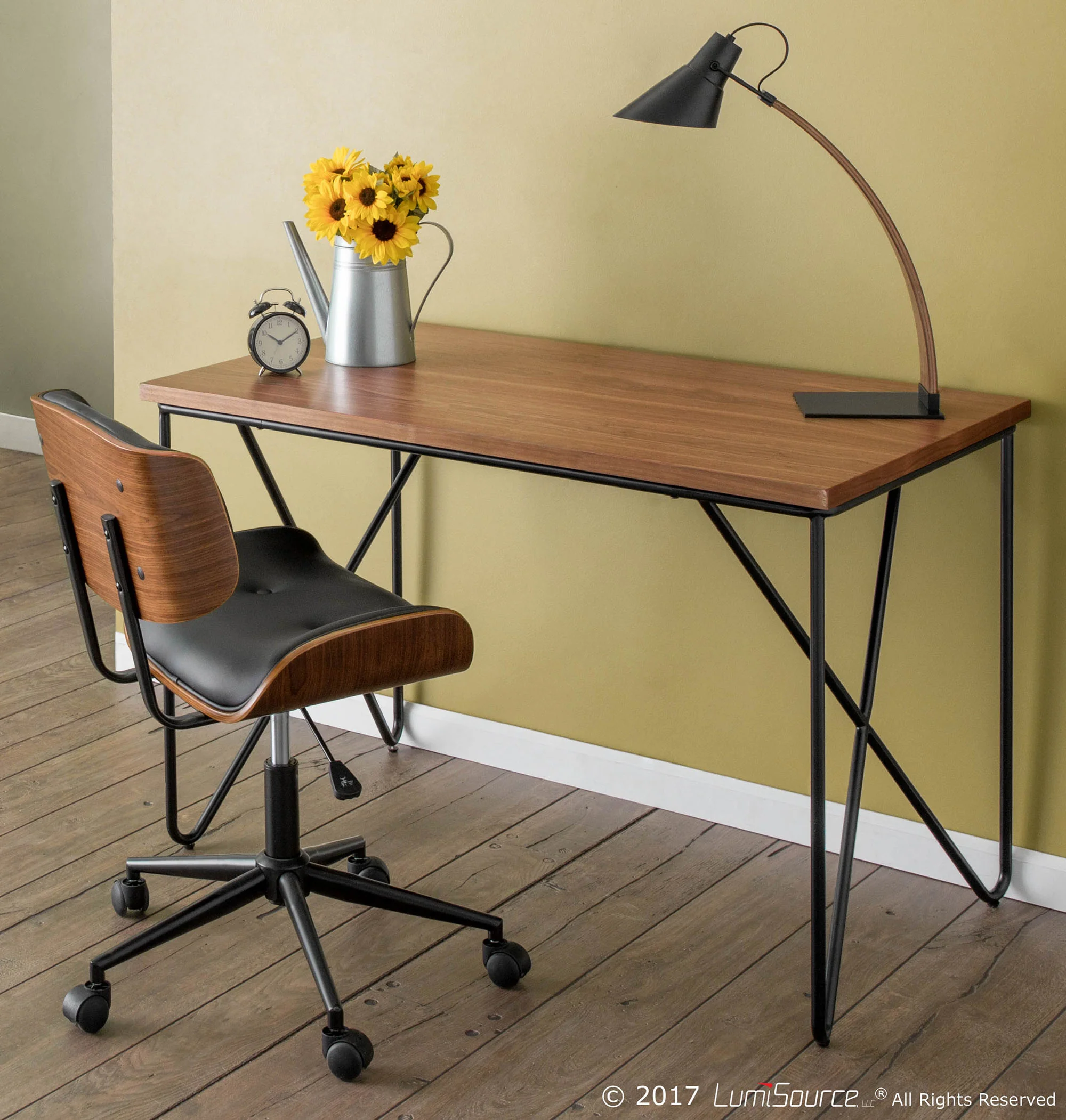 Lombardi Office Chair - Black - Image 3