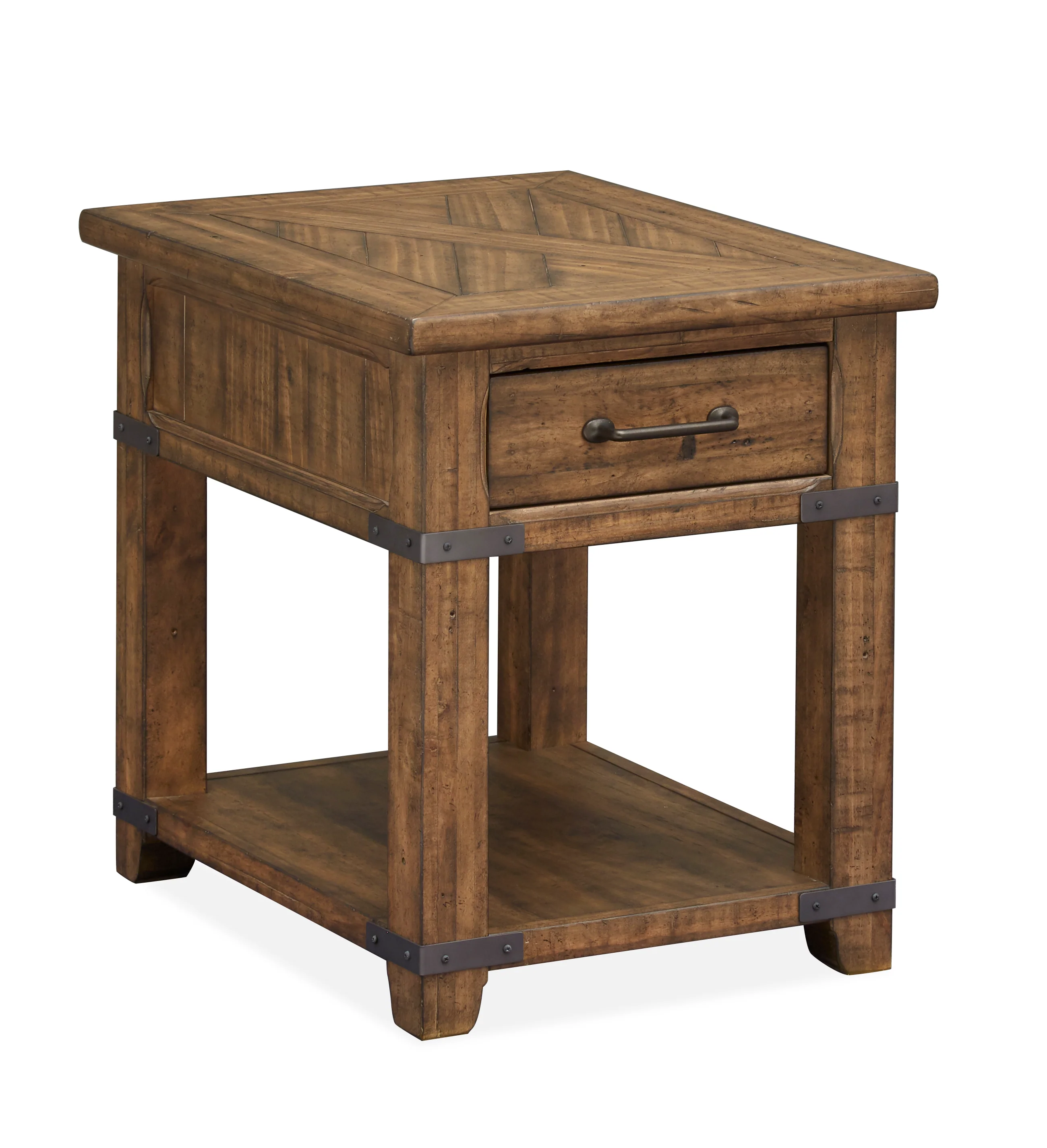 London 22" End Table - Natural Pine - Image 2