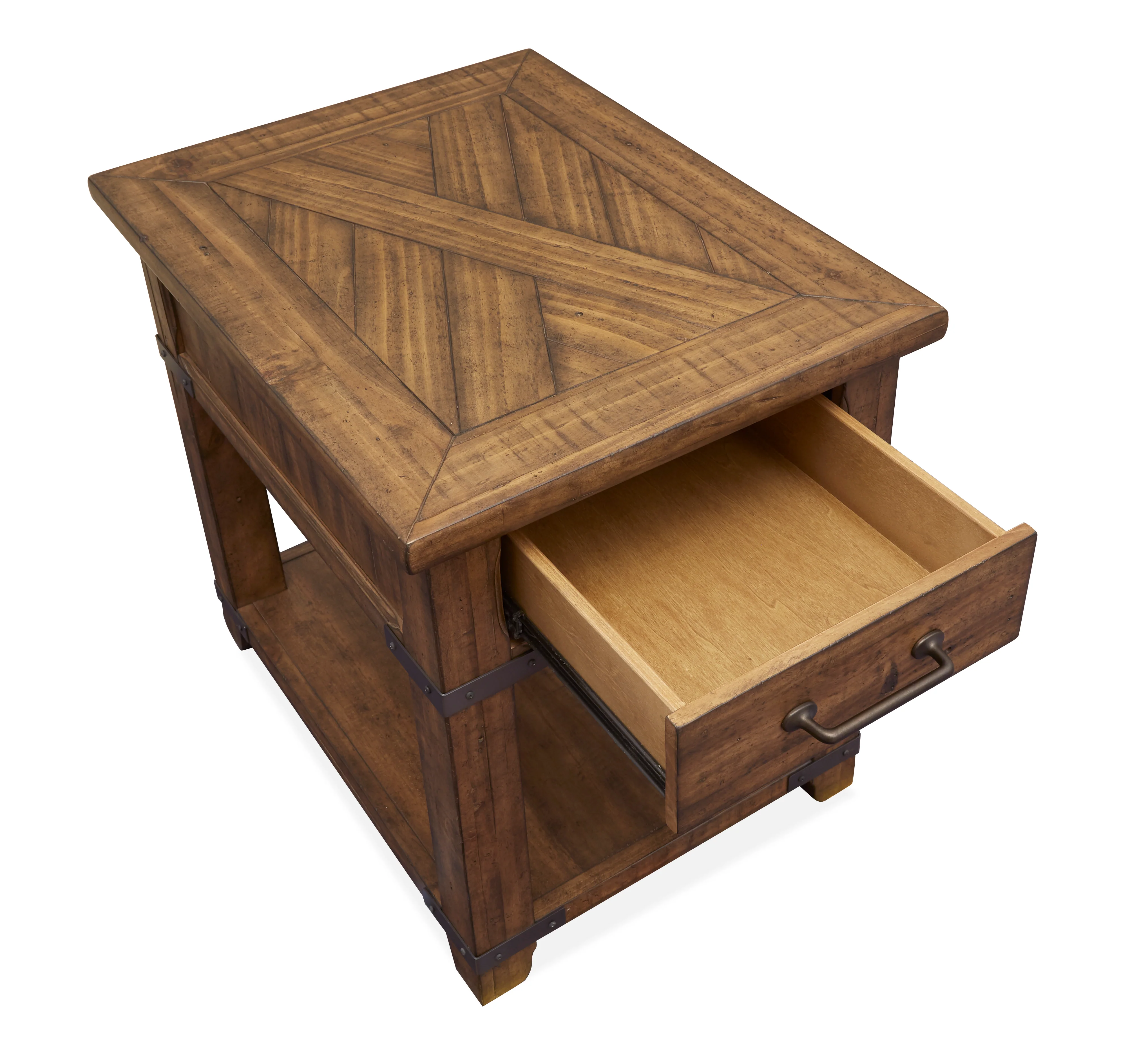 London 22" End Table - Natural Pine - Image 4
