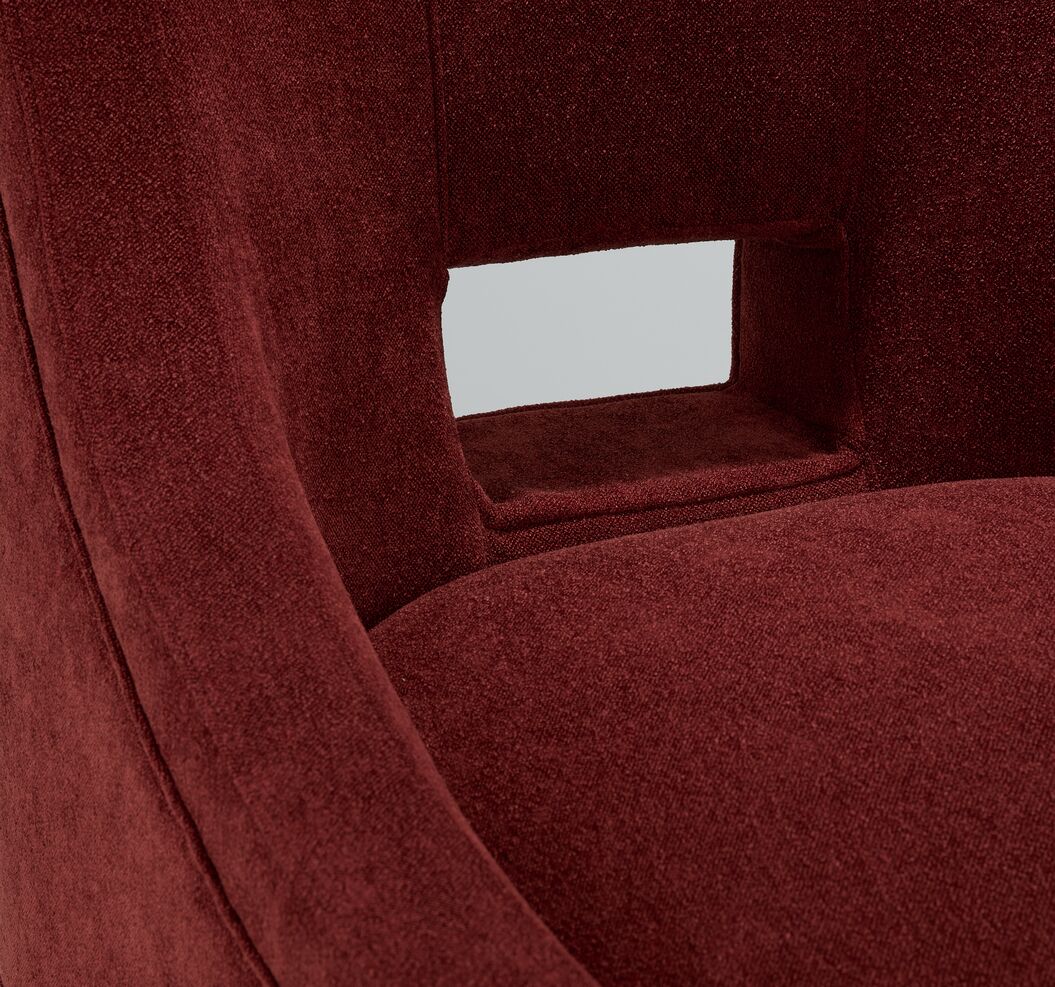 Lorca Accent Chair - Red - Image 3