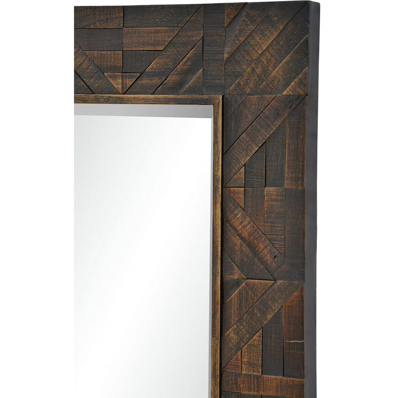 Loreburn Mirror - Dark Brown - Image 3