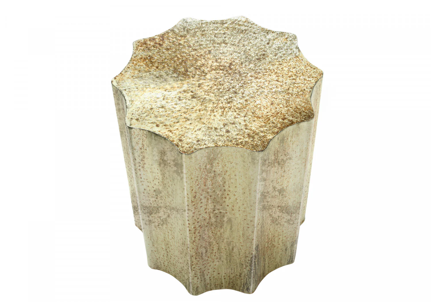 Lorik Side Table - Antique Gold - Image 5