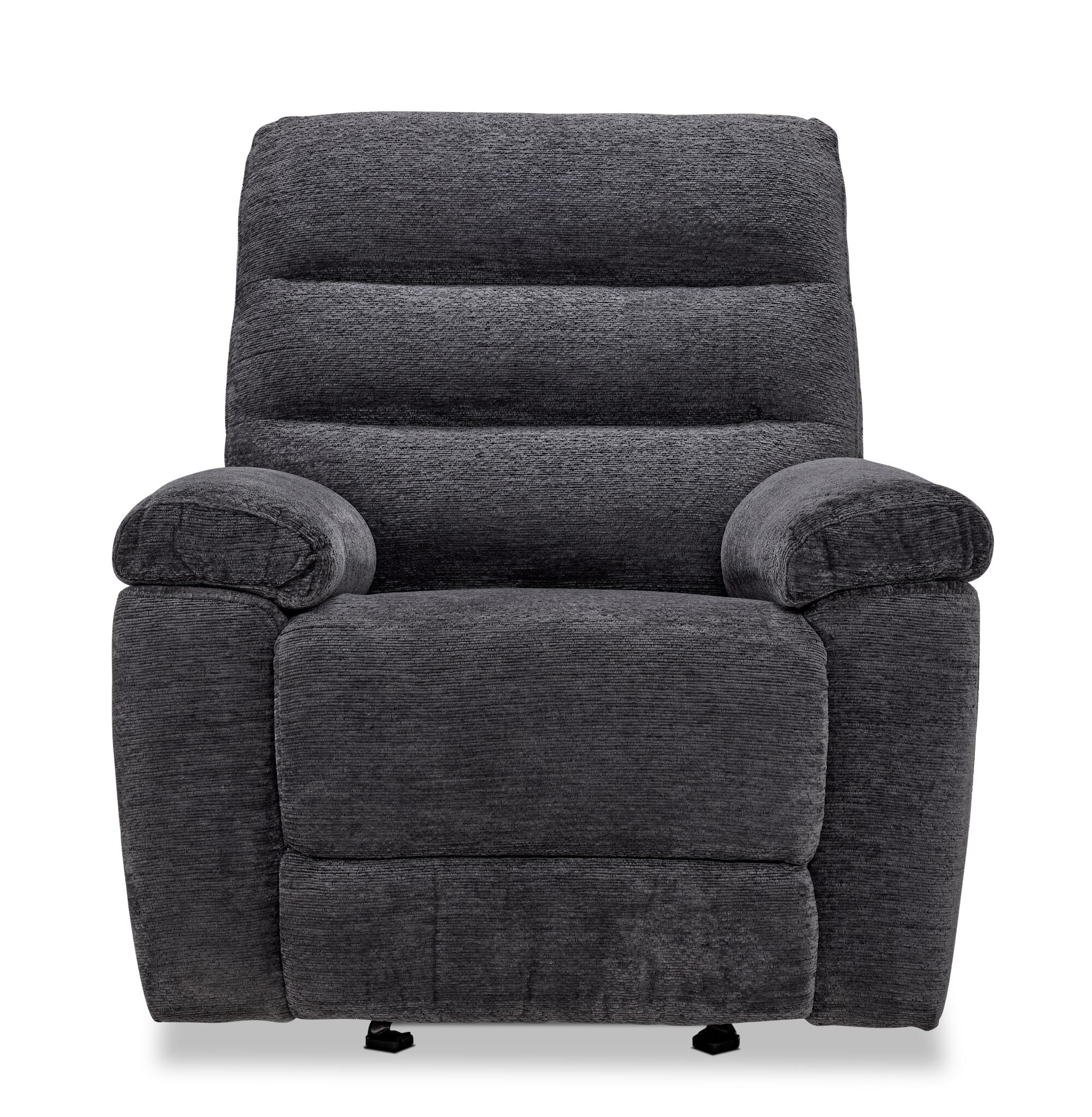 Lucie Glider Recliner - Charcoal - Image 2