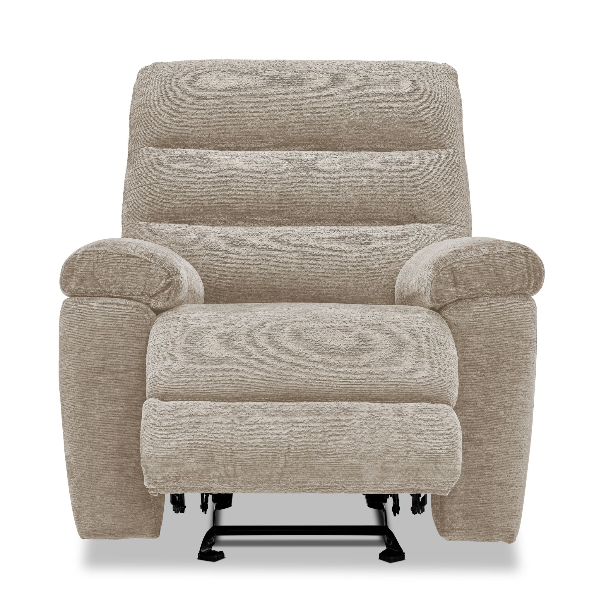 Lucie Glider Recliner - Ivory - Image 5