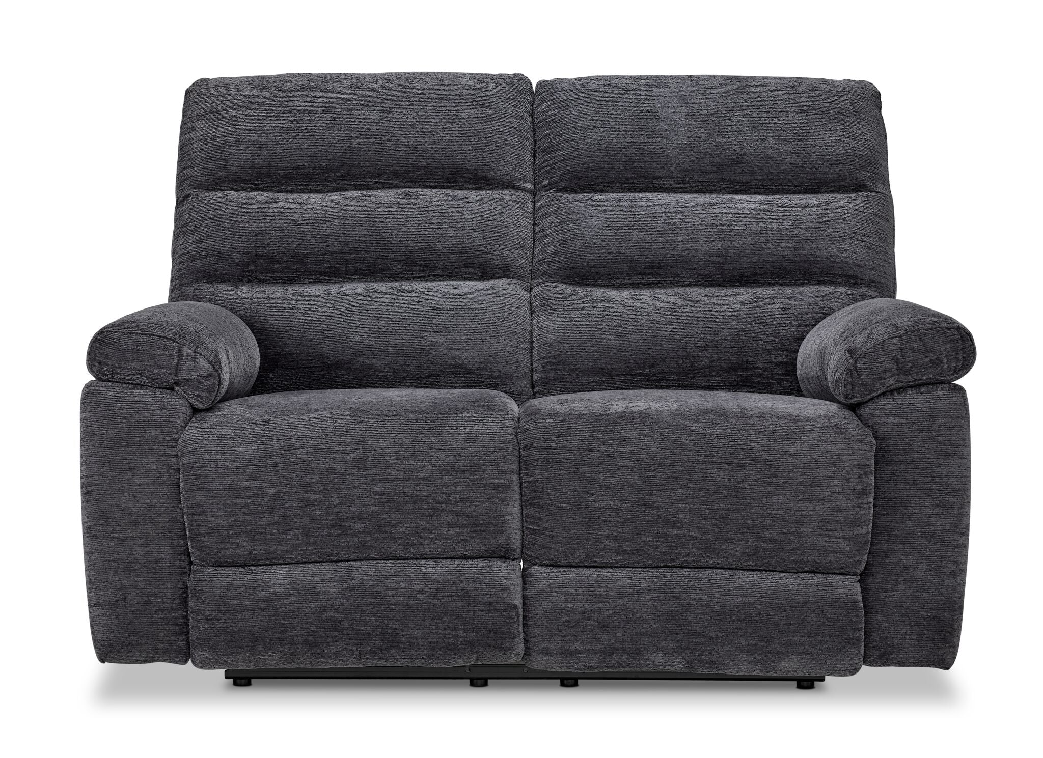 Lucie Reclining Loveseat - Charcoal - Image 2