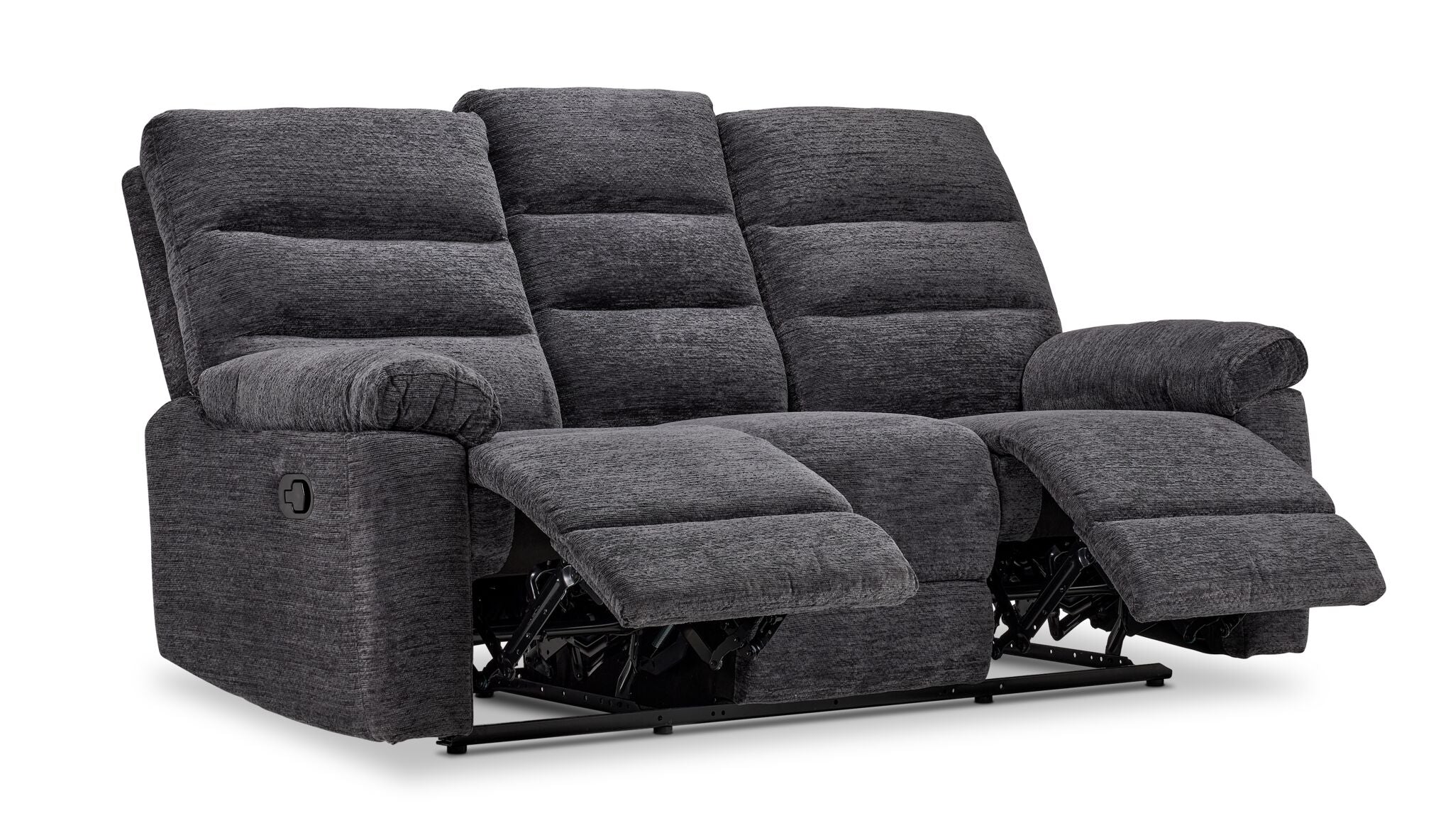 Lucie Reclining Sofa - Charcoal - Image 4