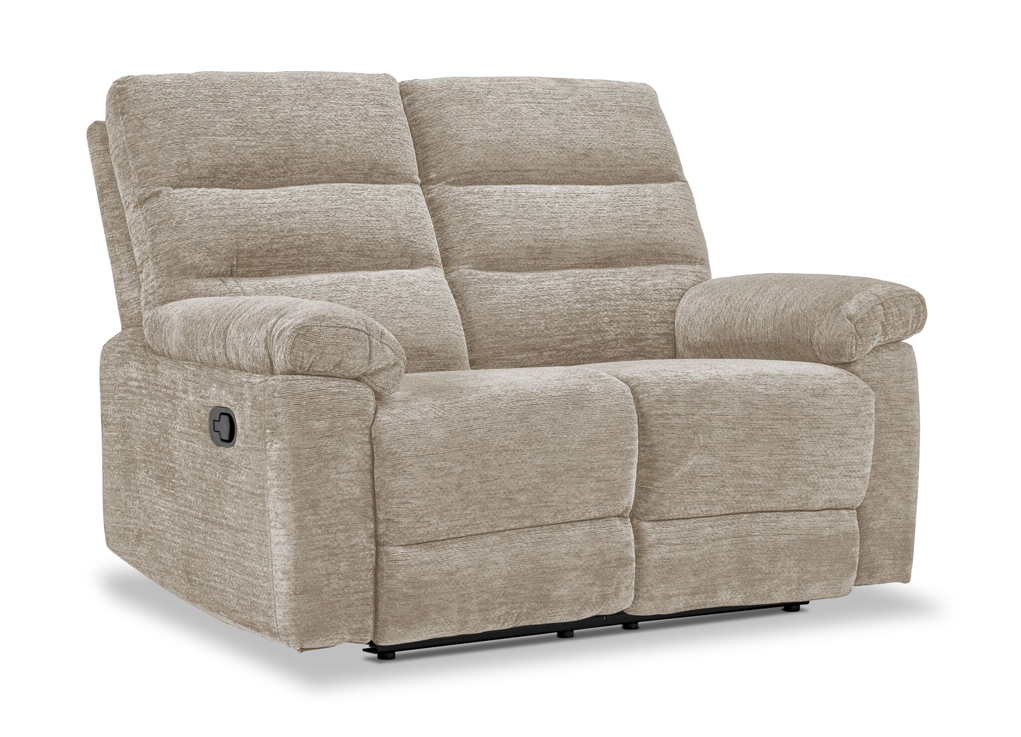 Lucie Reclining Sofa, Loveseat and Recliner Set - Ivory - Image 3