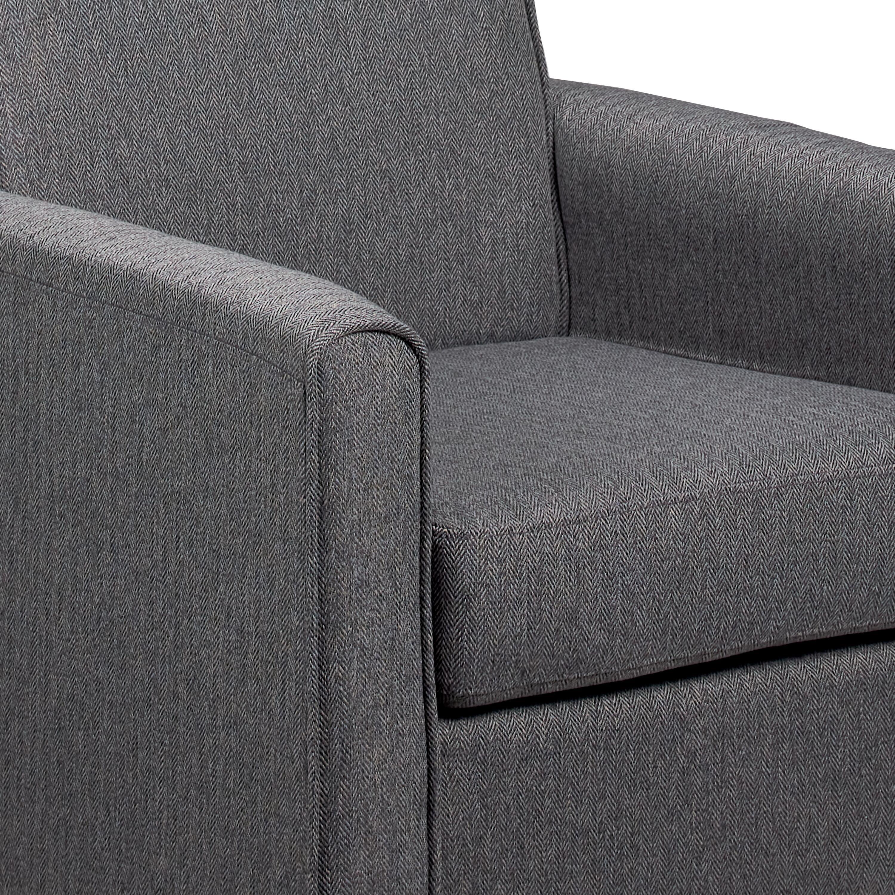 Lucien Accent Chair - Dark Grey - Image 3