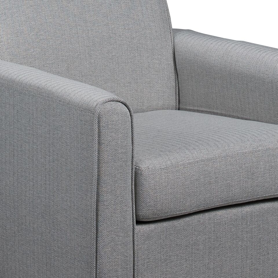 Lucien Accent Chair - Light Grey - Image 3