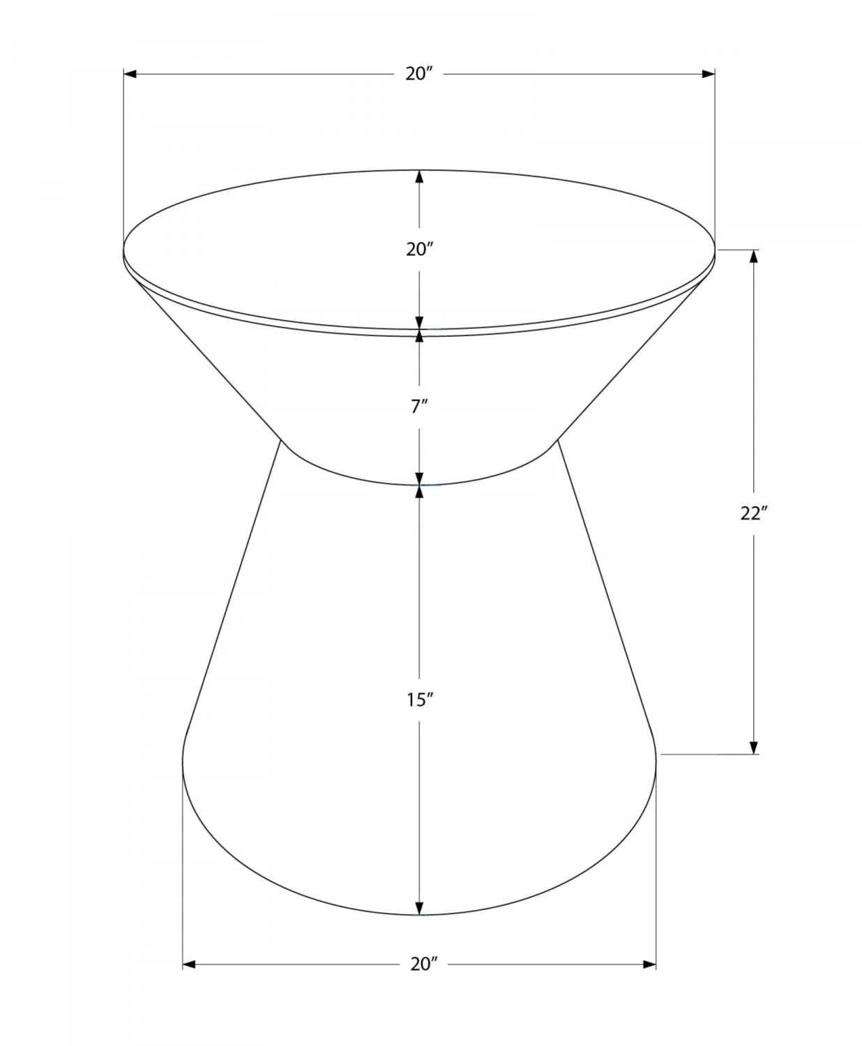 Lumi Side Table - Gold - Image 3