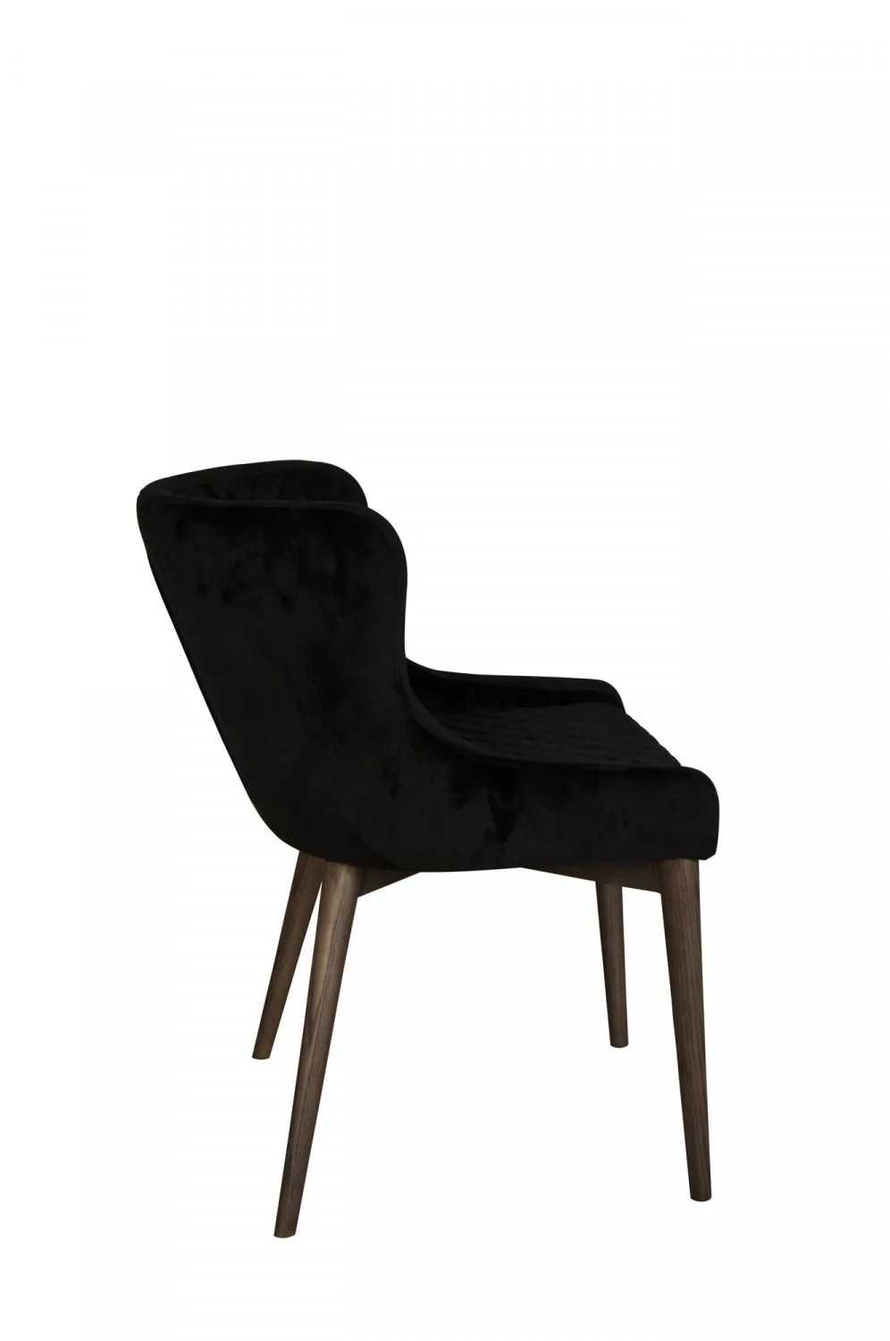 Lunvik Dining Chair - Black Velvet - Set of Two - Image 12