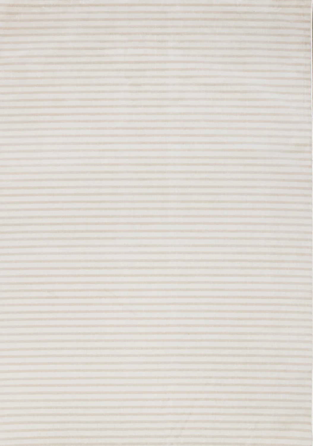Machine Washable Modern Stripes Area Rug - 5' X 8' - Cream/Beige