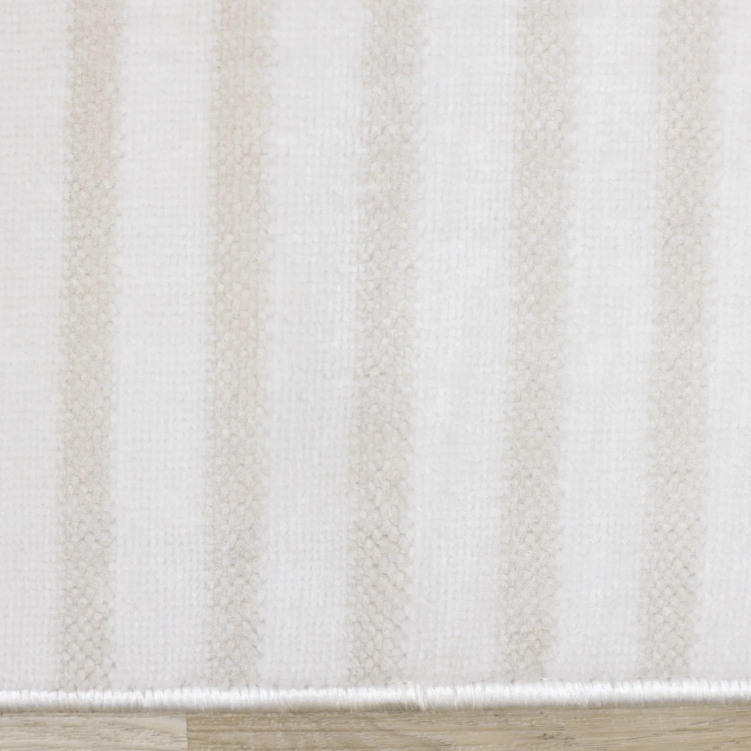 Machine Washable Modern Stripes Area Rug - 5' X 8' - Cream/Beige - Image 10