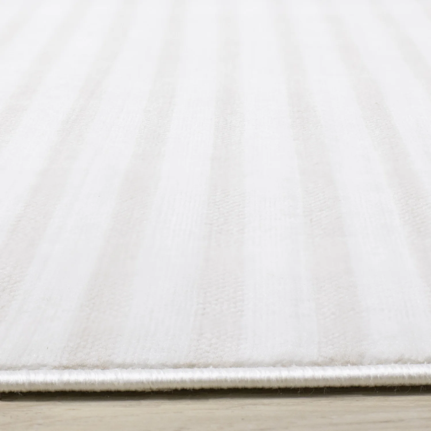 Machine Washable Modern Stripes Area Rug - 8' X 11' - Cream/Beige - Image 5