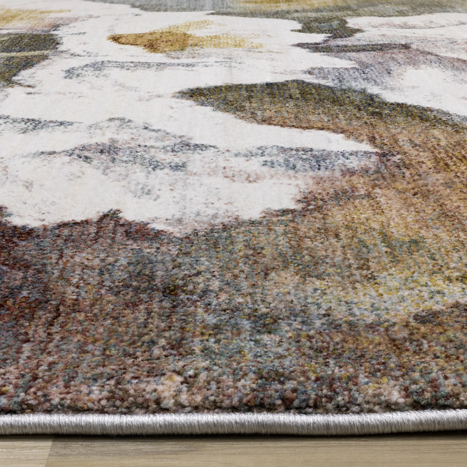Macie Contemporary Floral Bloom Area Rug - 5' X 8' - Yellow/White/Green - Image 5