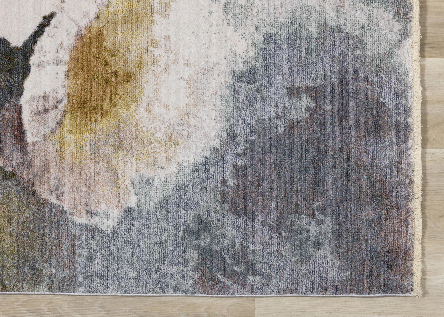 Macie Contemporary Floral Bloom Area Rug - 8' X 11' - Yellow/White/Green - Image 6