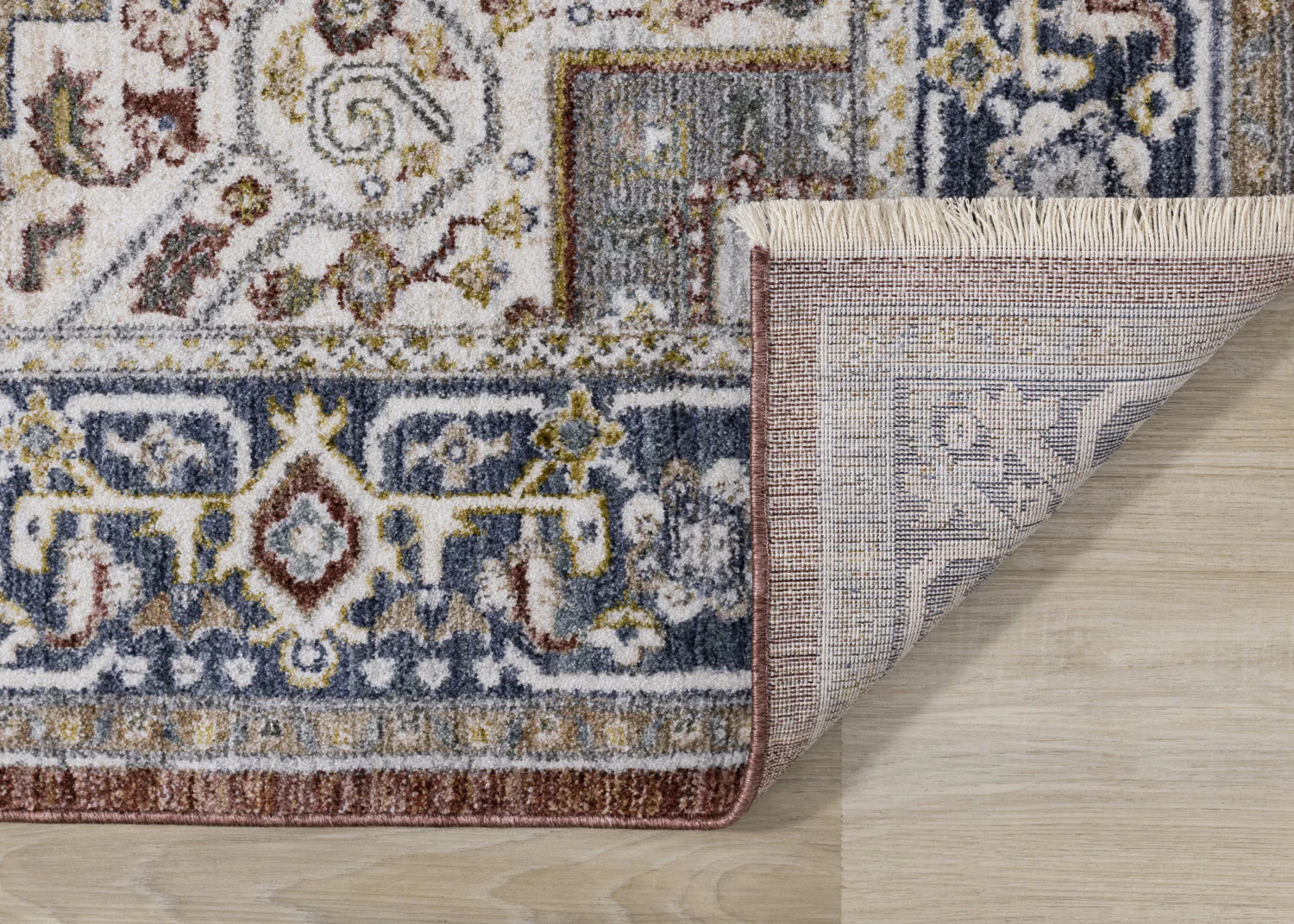 Macie Traditional Area Rug - 8' X 11' - Red/Cream - Image 7