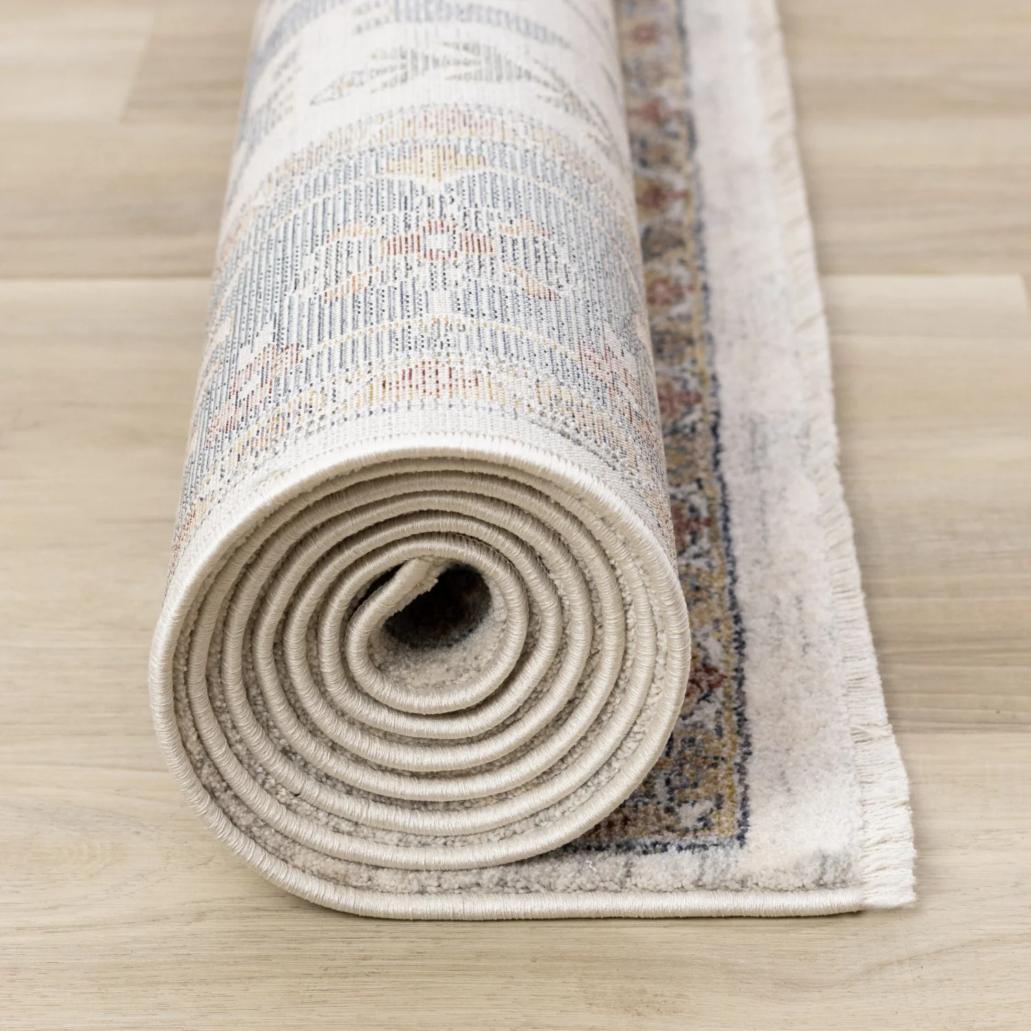 Macie Traditional Border Area Rug - 8' X 11' - Cream/Blue - Image 13