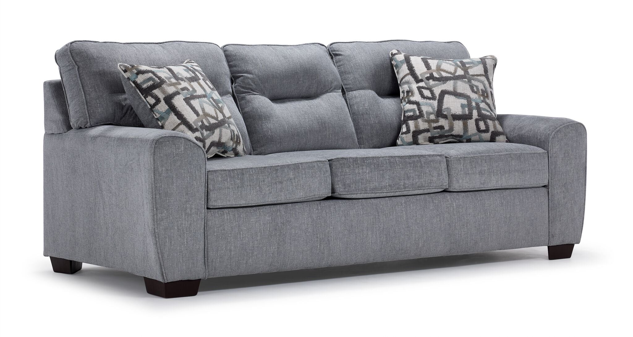 Mackay Sofa and Chair Set - Grey - Image 2