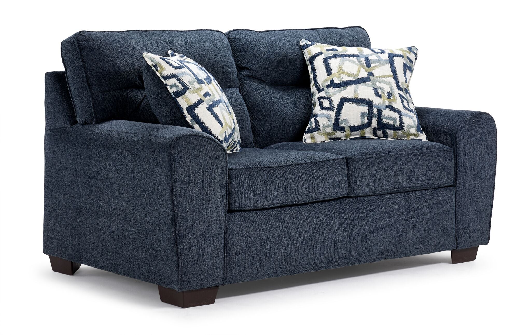 Mackay Sofa and Loveseat Set - Blue - Image 3