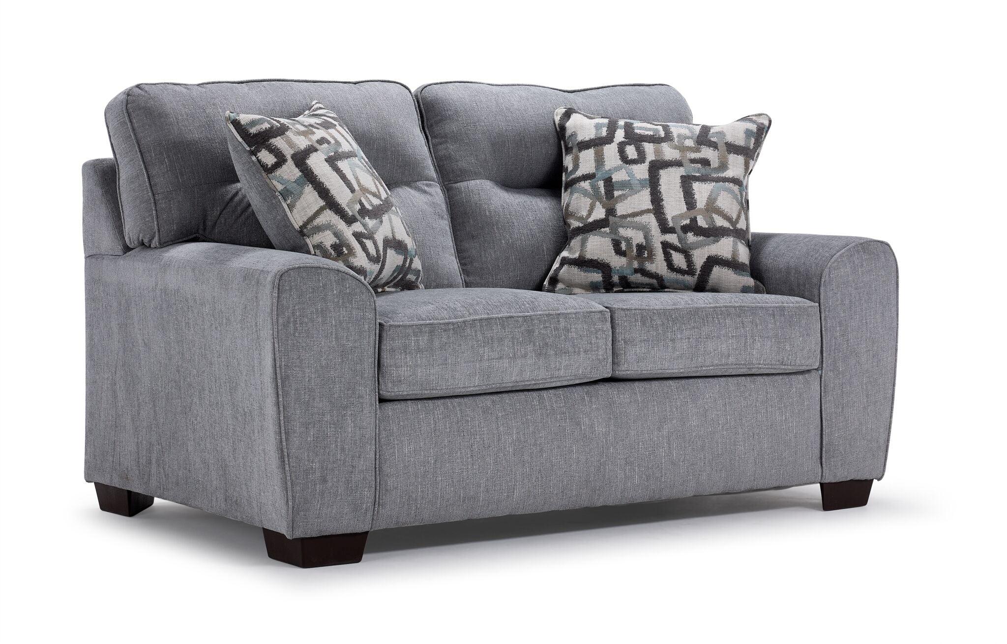 Mackay Sofa, Loveseat and Chair Set - Grey - Image 3