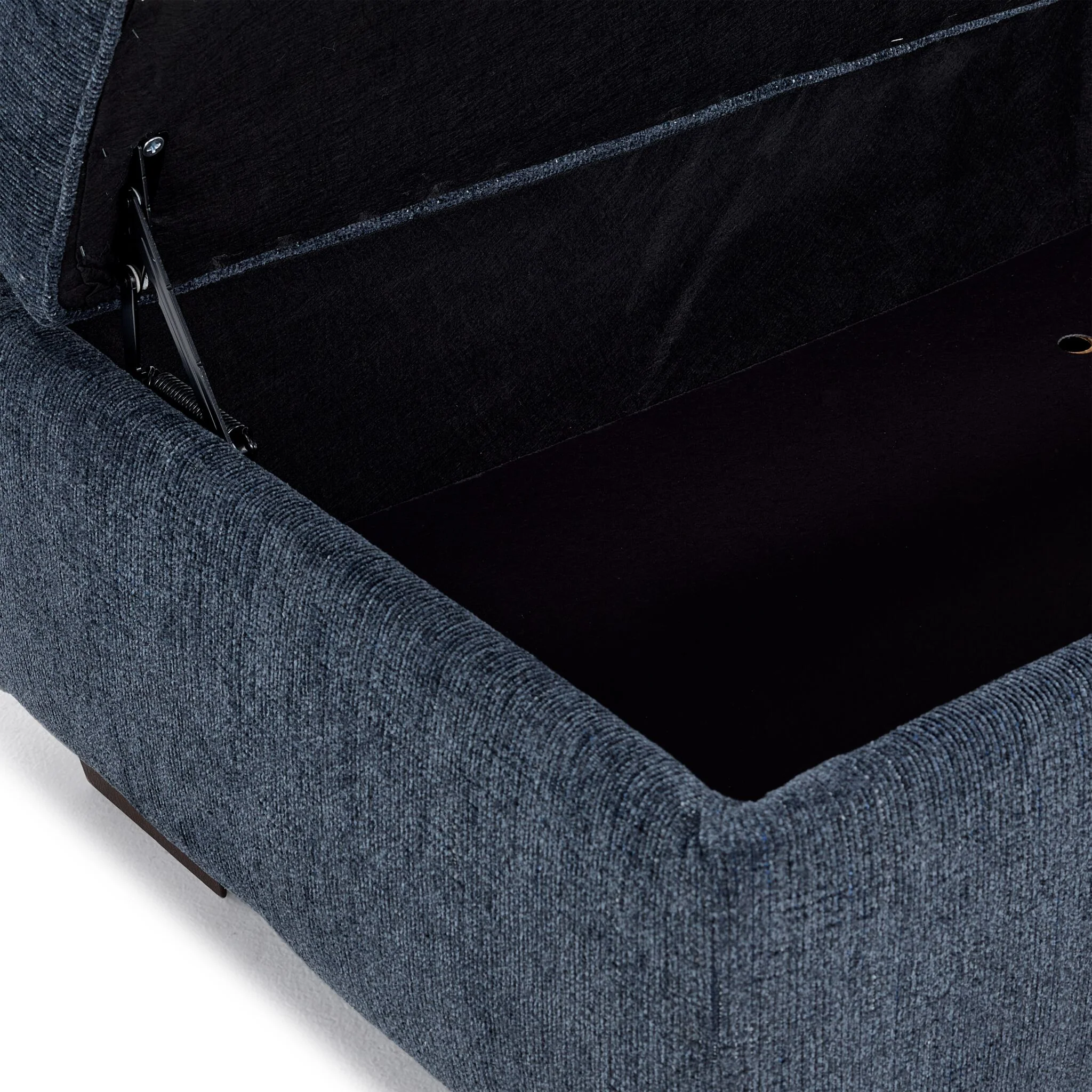 Mackay Storage Ottoman - Blue - Image 4