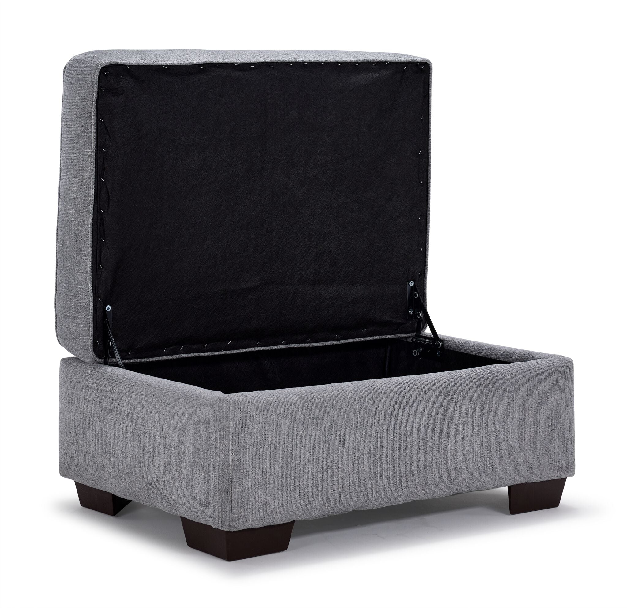 Mackay Storage Ottoman - Grey - Image 3