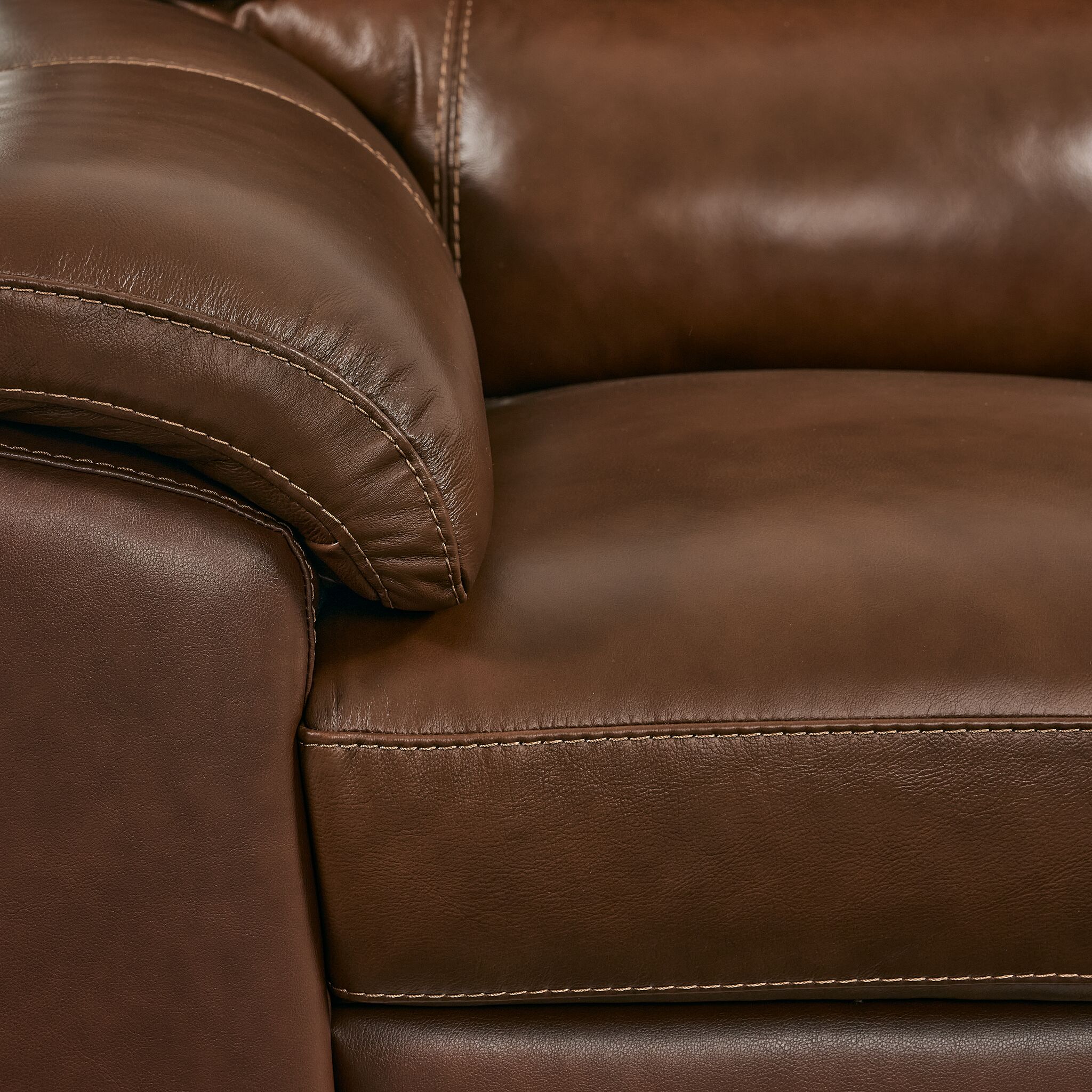 Maddox Leather Chair - Cognac - Image 3