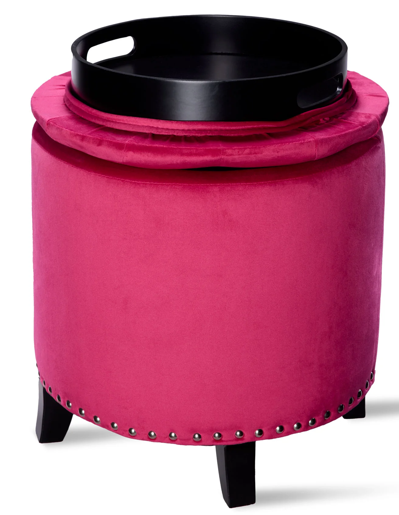 Madison Ottoman - Pink - Image 2