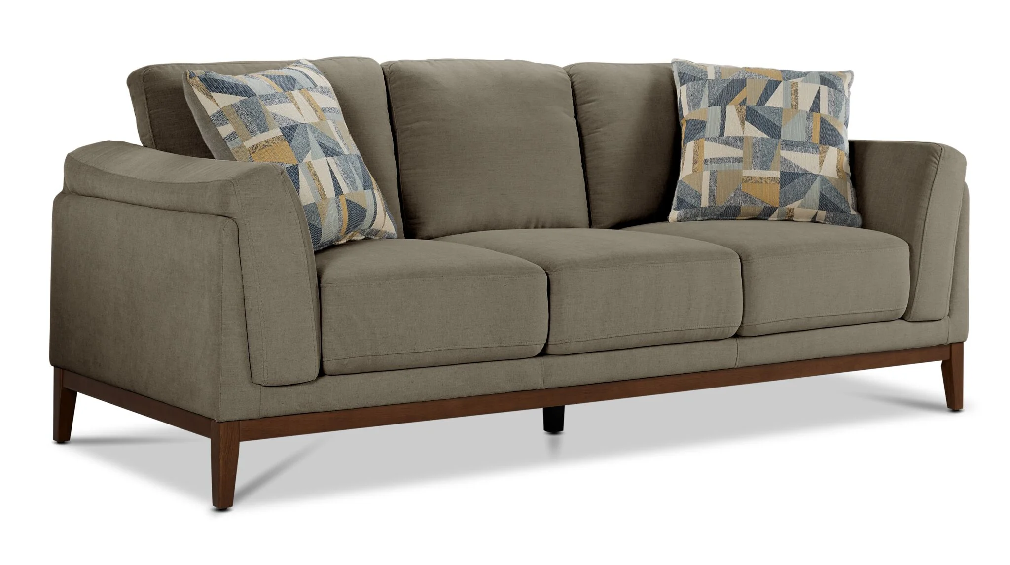 Madrid Sofa and Loveseat Set - Green - Image 2