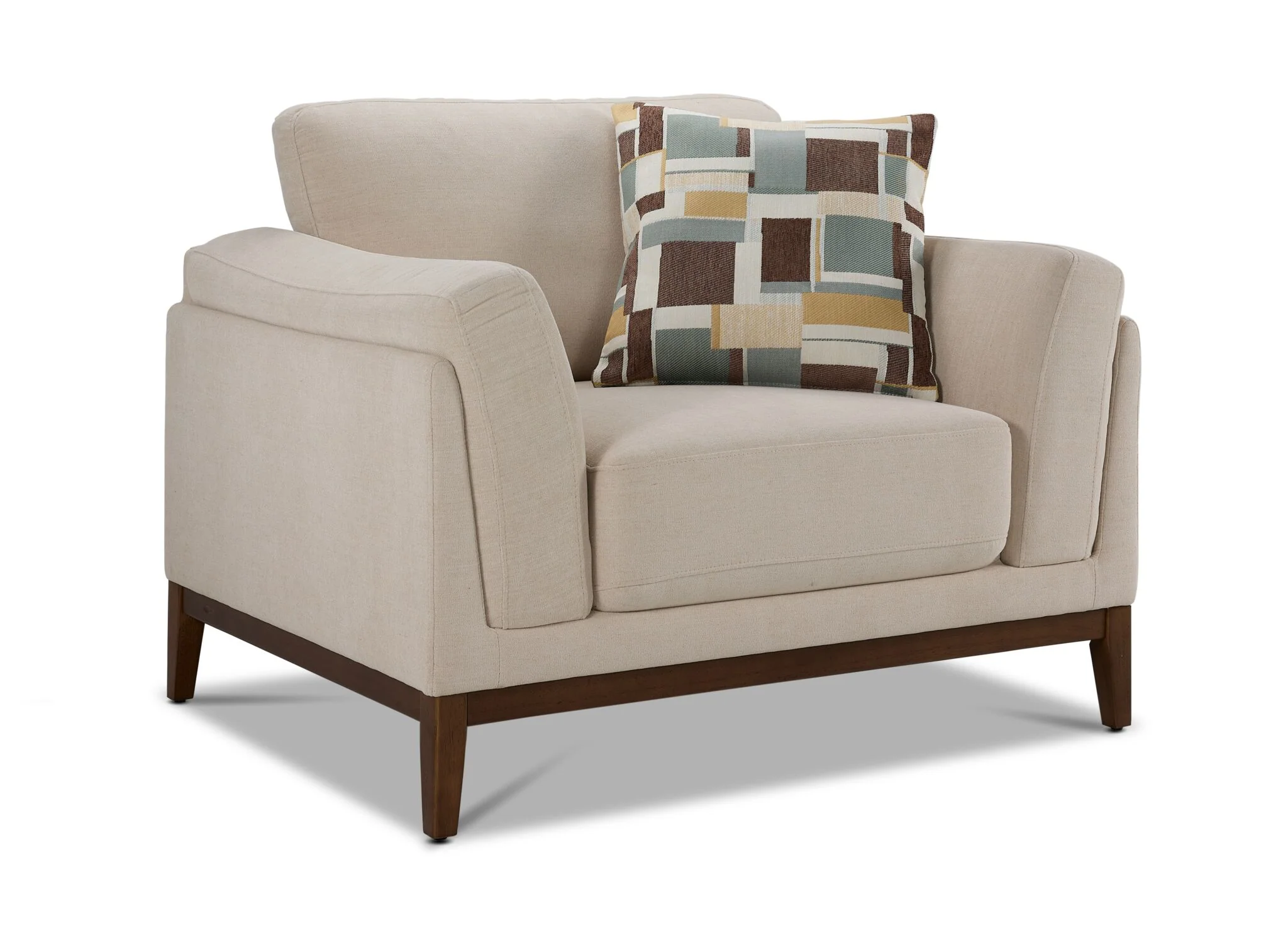 Madrid Sofa, Loveseat and Chair Set - Beige - Image 4