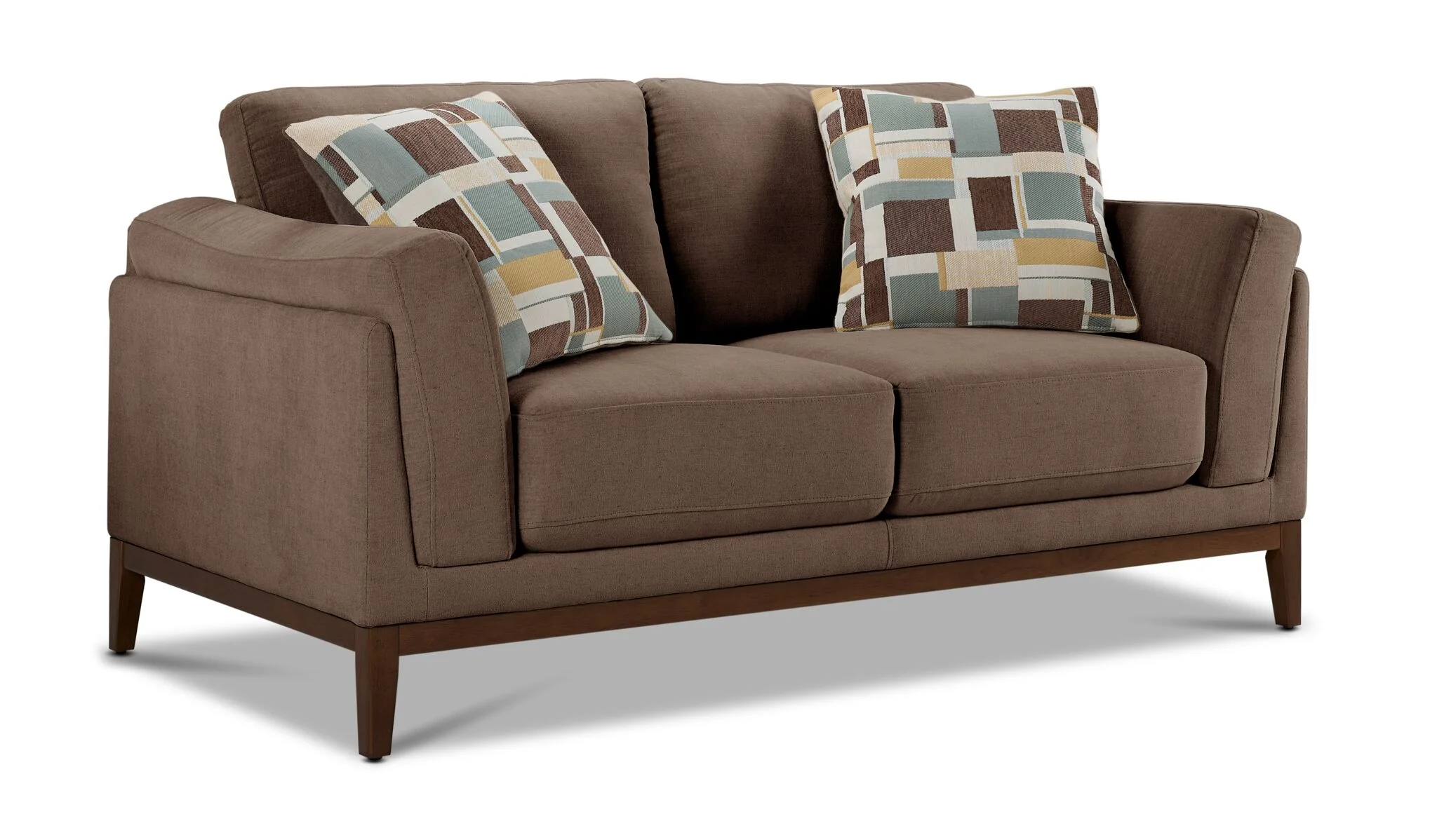 Madrid Sofa, Loveseat and Chair Set - Dark Brown - Image 3