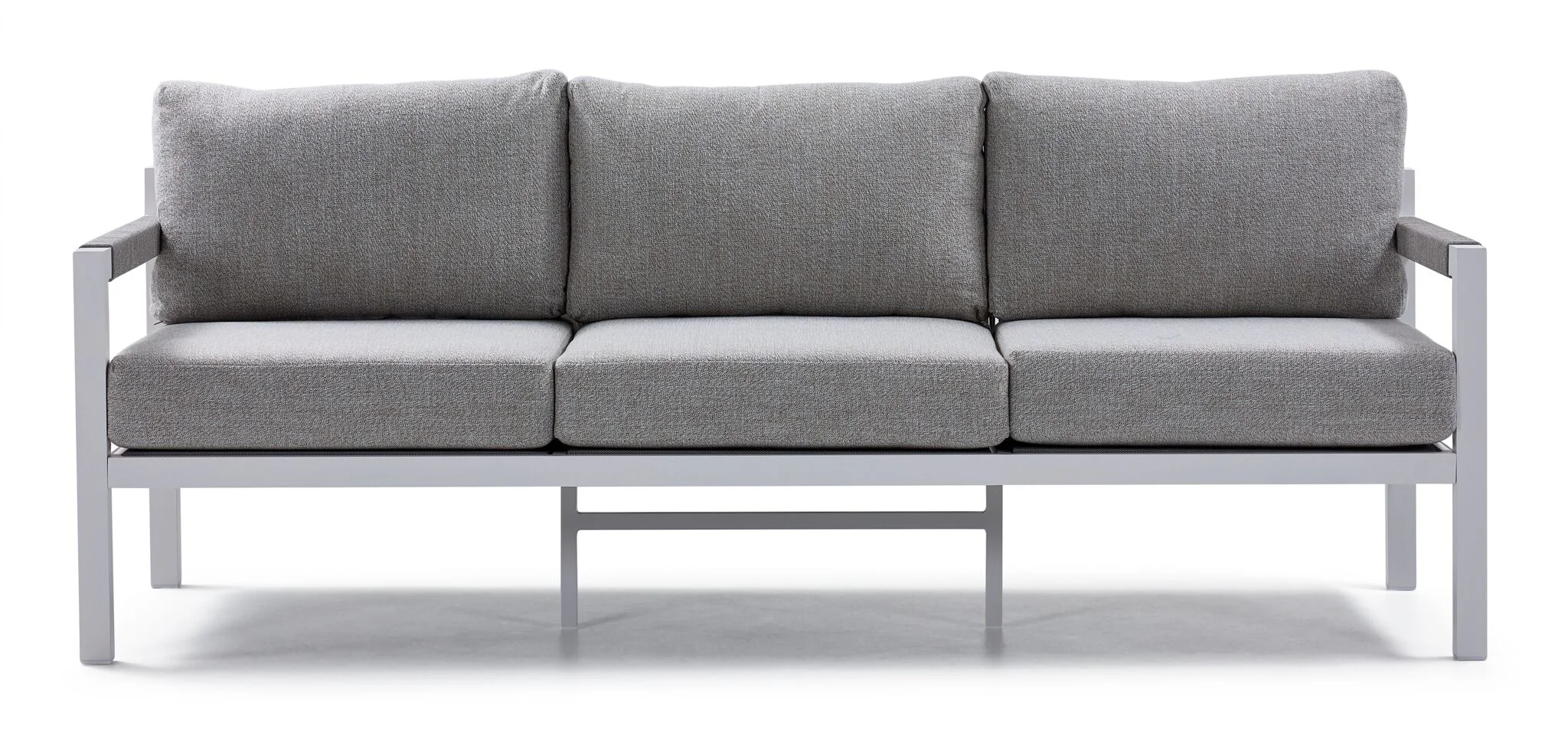 Malibu Outdoor Sofa - White, Grey - Image 2