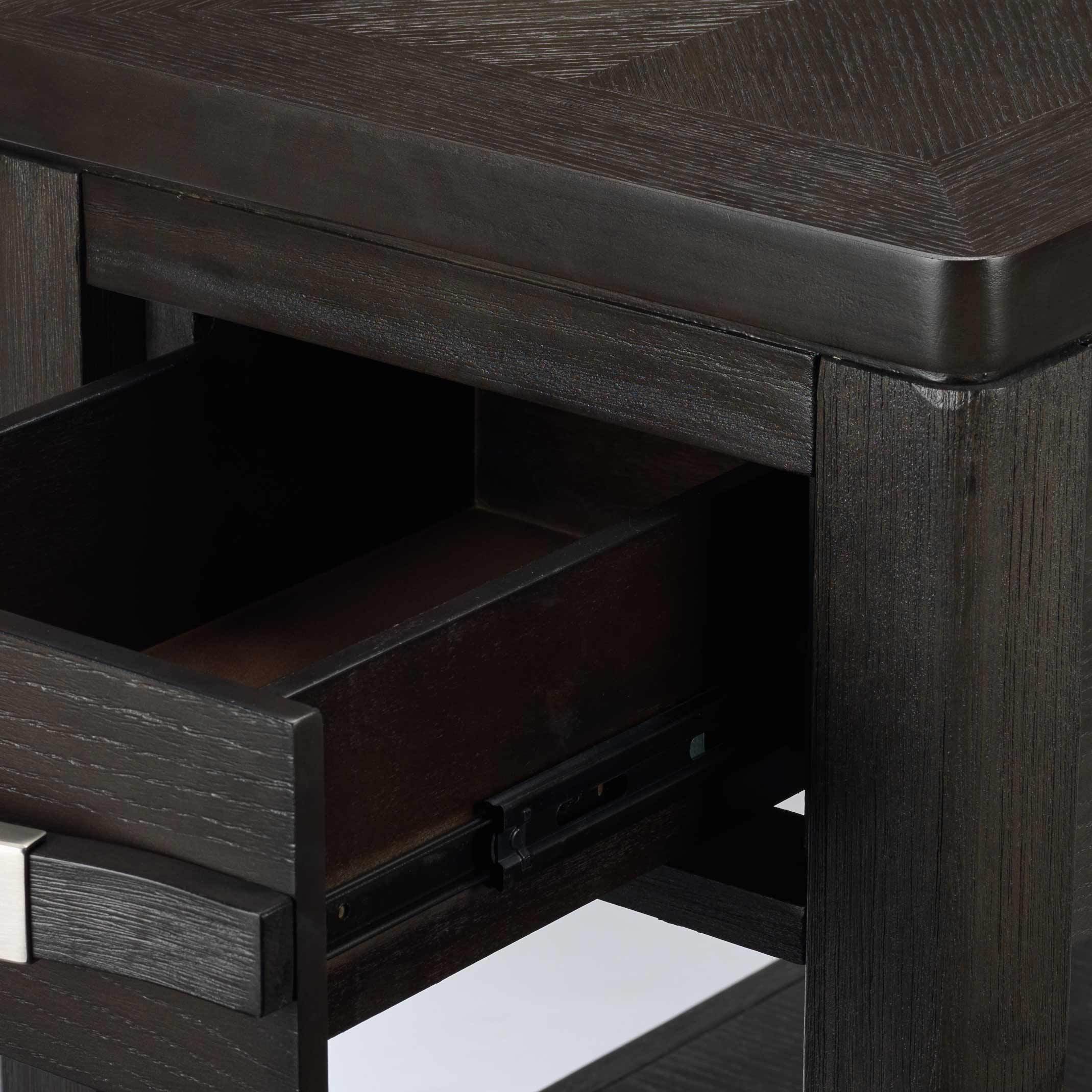 Manila 24" Chairside Table - Brown - Image 4