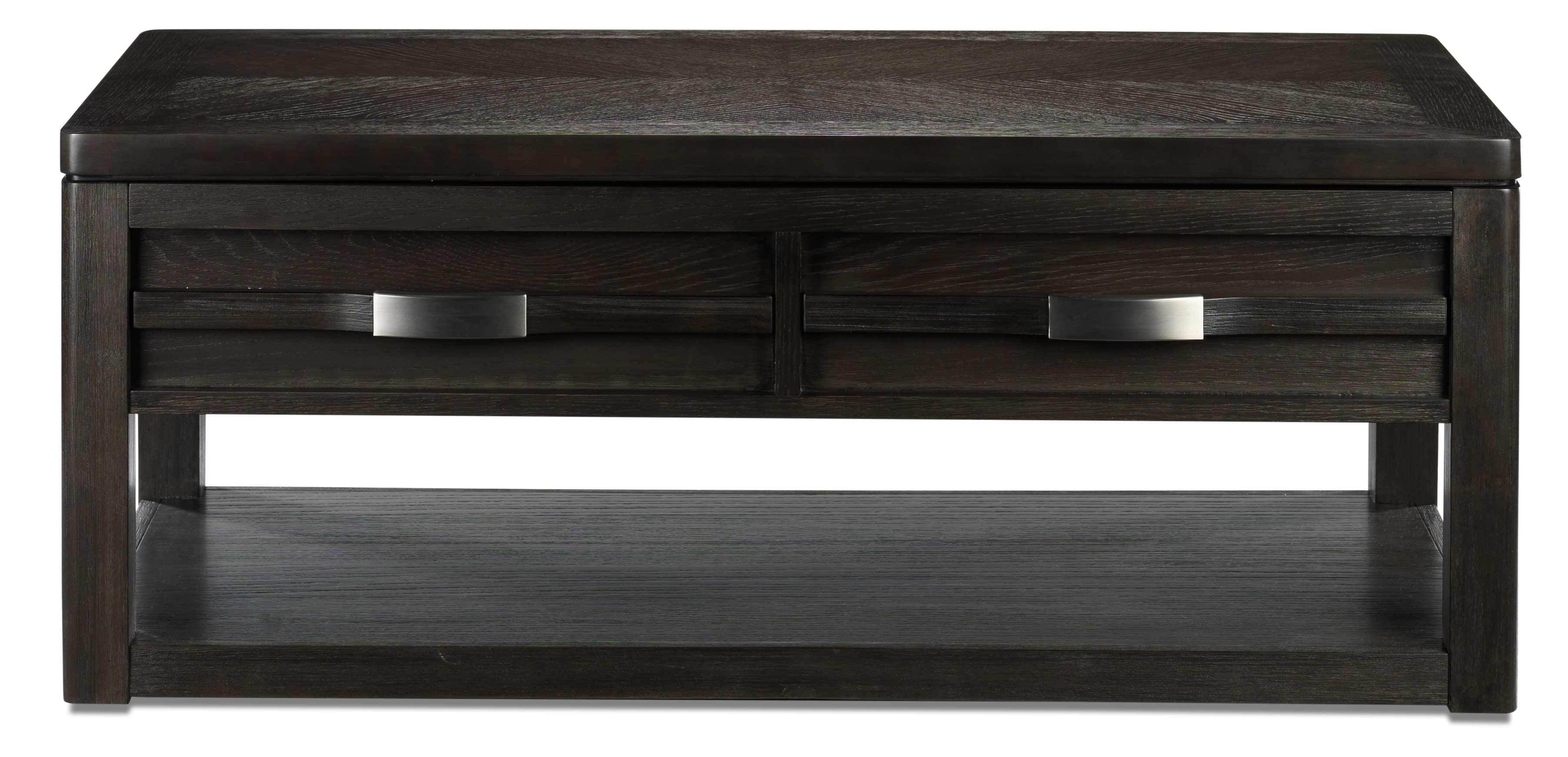 Manila 48" Lift-Top Coffee Table - Brown - Image 3