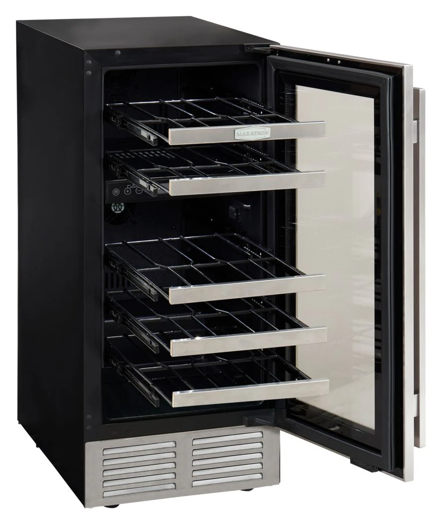 Marathon 15" Stainless Steel Dual Zone Undercounter Wine Cooler (3.2 cu. ft.) - MWC28-DSS - Image 3