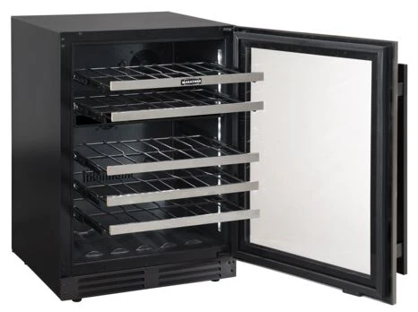 Marathon 24" Black Steel Dual Zone Undercounter Wine Cellar (5.4 cu. ft.) - MWC56-DBLS - Image 5