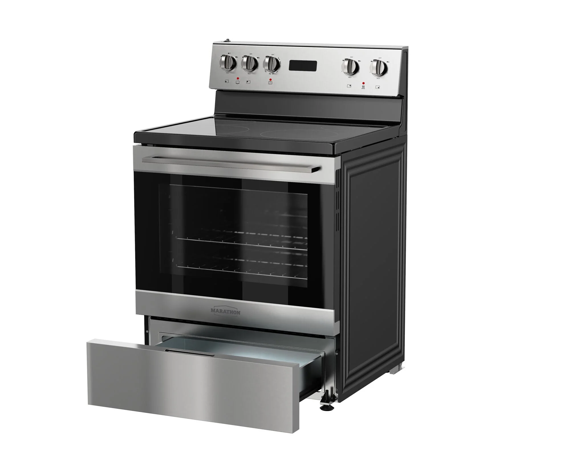 Marathon 30" Stainless Steel Smooth Top Electric Range - MER3070SS - Image 4