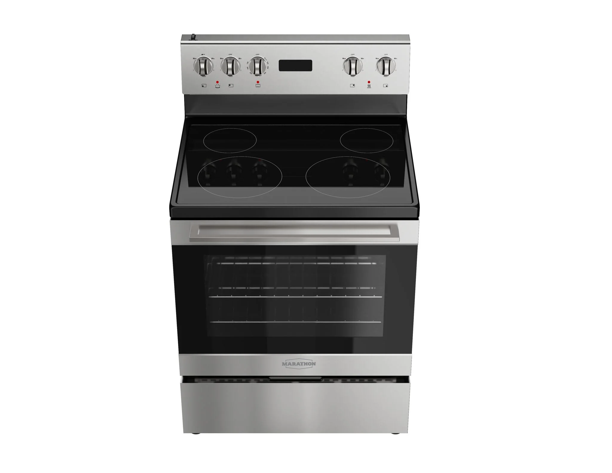 Marathon 30" Stainless Steel Smooth Top Electric Range - MER3070SS - Image 6