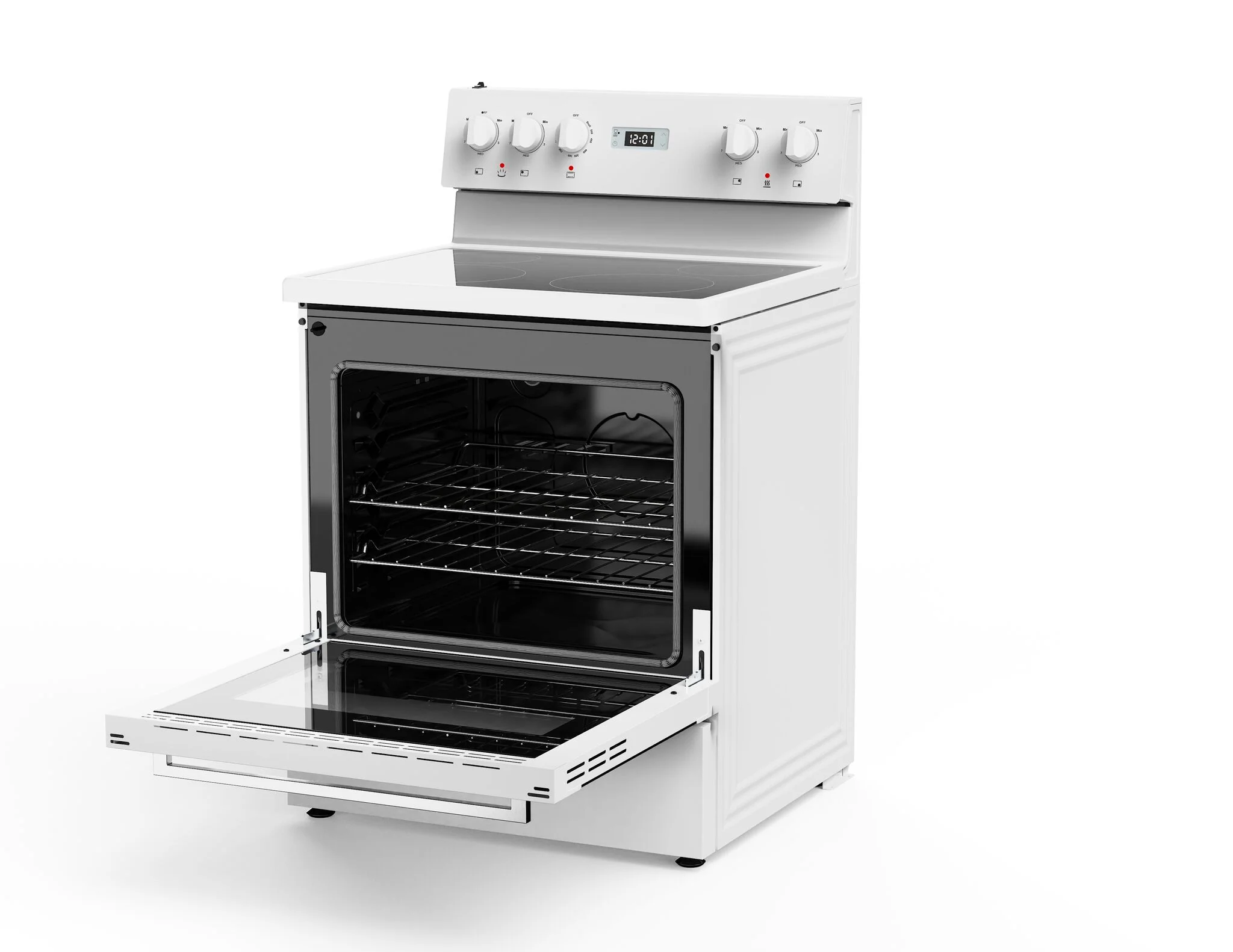 Marathon 30" White Smooth Top Electric Range - MER3070W - Image 4
