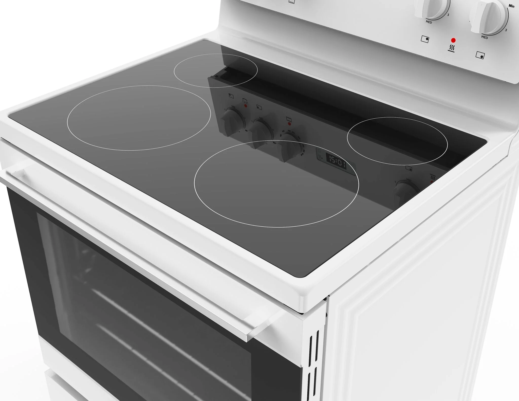 Marathon 30" White Smooth Top Electric Range - MER3070W - Image 7